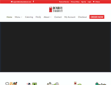Tablet Screenshot of bombaytakeout.com